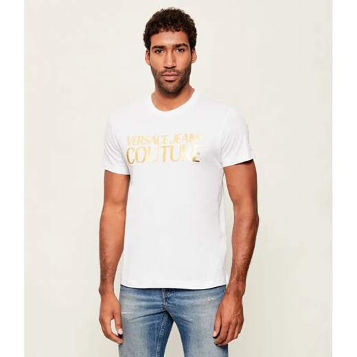 Versace Jeans Couture T-shirt | Slim Fit ze sklepu Gomez Fashion Store w kategorii T-shirty męskie - zdjęcie 186381639