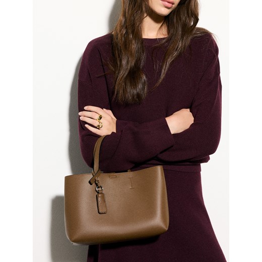Mohito - Torebka z paskiem na ramię - brązowy ze sklepu Mohito w kategorii Torby Shopper bag - zdjęcie 186383075