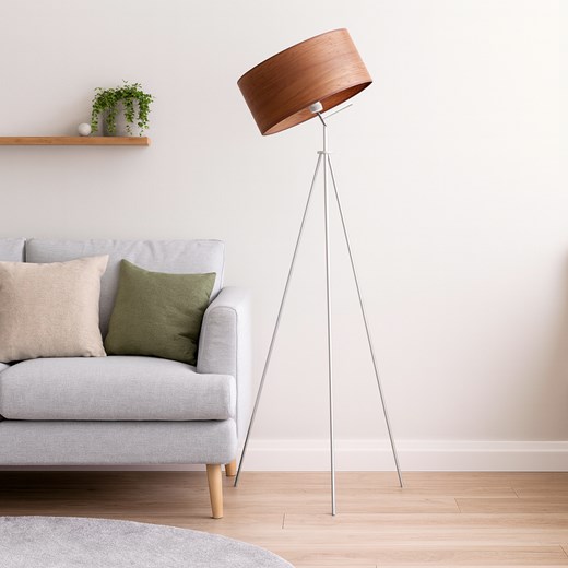 Nowoczesna lampa podłogowa na trójnogu do salonu MALMO ECO z włącznikiem nożnym - id: 6330 - marki Ciekot Partners Sp. Z O. O. - 186385488 Nowoczesna lampa podłogowa na trójnogu do salonu MALMO ECO z włącznikiem nożnym ze sklepu Lysne w kategorii Lampy podłogowe - zdjęcie 186385488