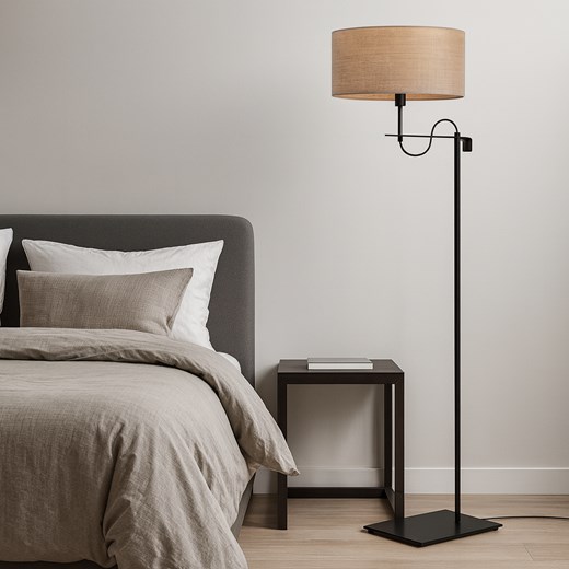 Nowoczesna lampa stojąca do salonu z włącznikiem nożnym KAMERUN ECO ze sklepu Lysne w kategorii Lampy podłogowe - zdjęcie 186385507