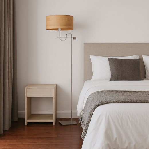 Lampa podłogowa do sypialni KAMERUN ECO w stylu skandynawskim ze sklepu Lysne w kategorii Lampy podłogowe - zdjęcie 186385509