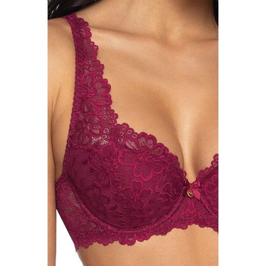 Biustonosz usztywniany Carmela M-053/22, Kolor burgund, Rozmiar 65F, Mat ze sklepu Intymna w kategorii Biustonosze - zdjęcie 186386027