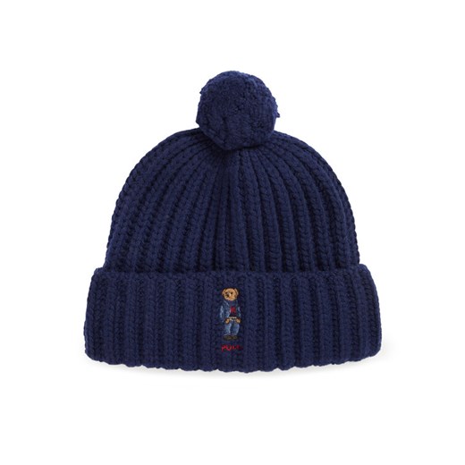 Czapka Polo Ralph Lauren 455931876003 Granatowy ze sklepu eobuwie.pl w kategorii Czapki zimowe damskie - zdjęcie 186387225