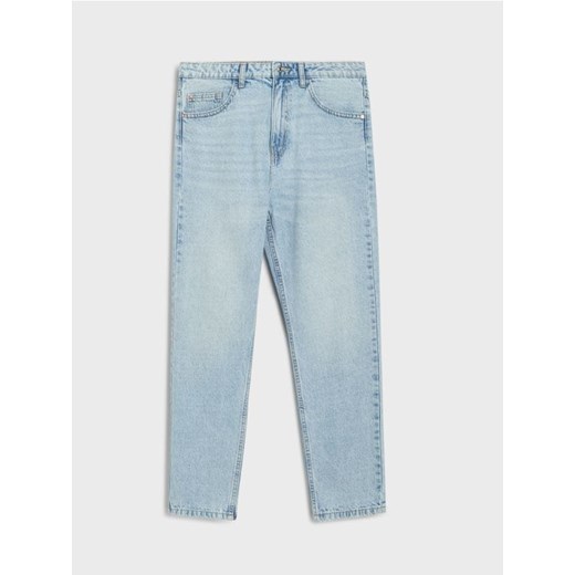 Sinsay - Jeansy mom fit - niebieski ze sklepu Sinsay w kategorii Jeansy damskie - zdjęcie 186387447