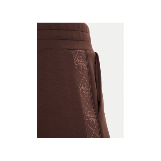 Guess Spodnie dresowe W5YB11 KBYE2 Brązowy Regular Fit Guess XXL MODIVO
