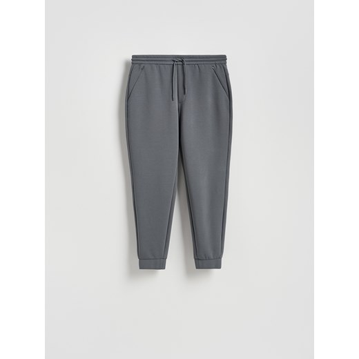 Reserved - Spodnie dresowe slim fit - szary - id: 8923N-86X - marki Reserved - 186388269 Reserved - Spodnie dresowe slim fit - szary ze sklepu Reserved w kategorii Spodnie męskie - zdjęcie 186388269