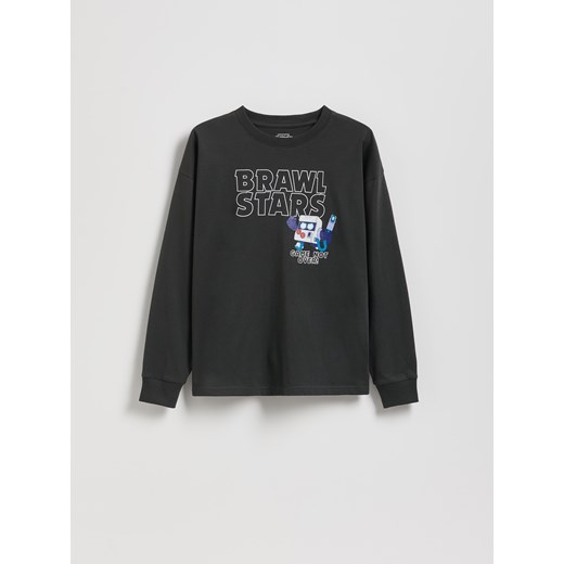 Reserved - Longsleeve Brawl Stars - czarny ze sklepu Reserved w kategorii T-shirty chłopięce - zdjęcie 186388287