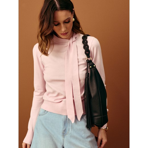 Sinsay - Sweter basic - różowy Sinsay L Sinsay