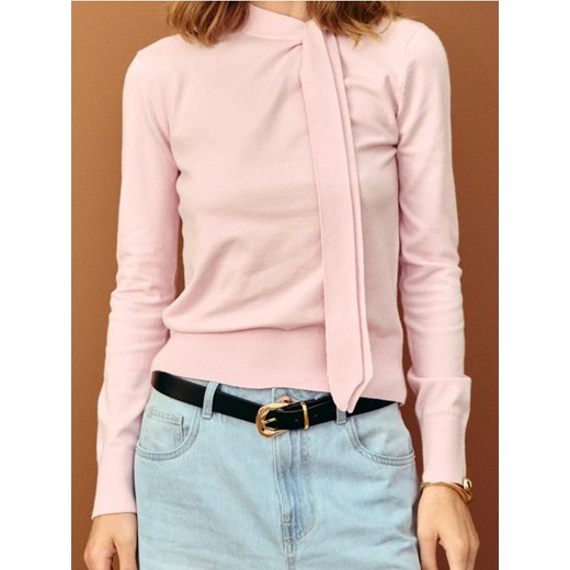Sinsay - Sweter basic - różowy ze sklepu Sinsay w kategorii Swetry damskie - zdjęcie 186389115