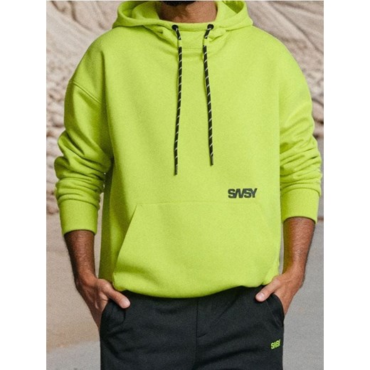 Sinsay - Bluza hoodie z wysokim kołnierzem - Inny ze sklepu Sinsay w kategorii Bluzy męskie - zdjęcie 186389195