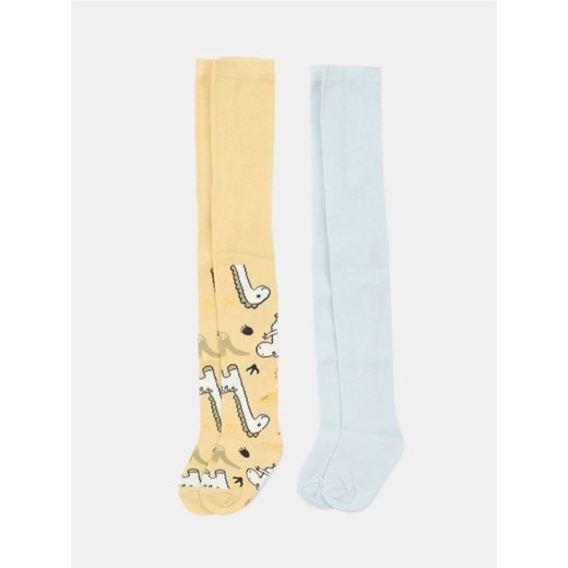 Sinsay - Rajstopy 2 pack - błękitny Sinsay 74 (6-9 m) Sinsay