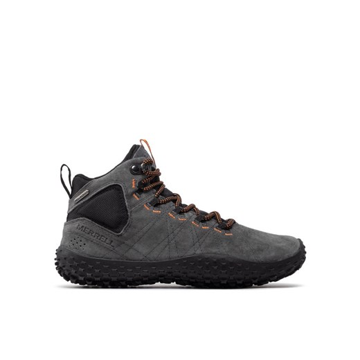 Trekkingi Merrell Wrapt Mid Wp J036001 Szary ze sklepu eobuwie.pl w kategorii Buty trekkingowe męskie - zdjęcie 186389239