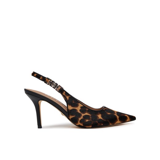 Guess Szpilki FLTNSH LEP05 Brązowy ze sklepu MODIVO w kategorii Czółenka - zdjęcie 186389425