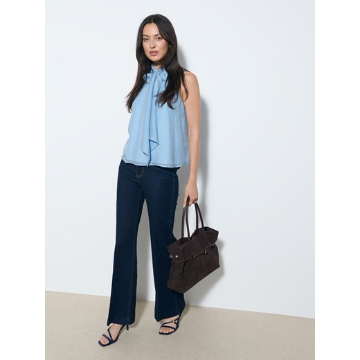 Mohito - Jeansy flare - granatowy ze sklepu Mohito w kategorii Jeansy damskie - zdjęcie 186390007