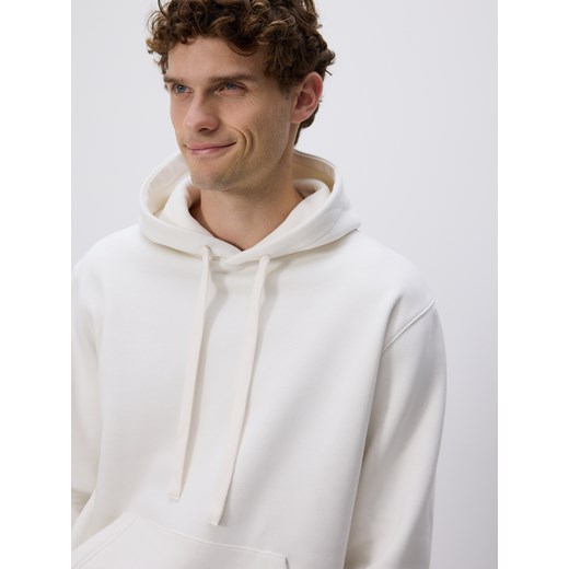 Reserved - Bluza regular z kapturem - złamana biel Reserved XXL Reserved