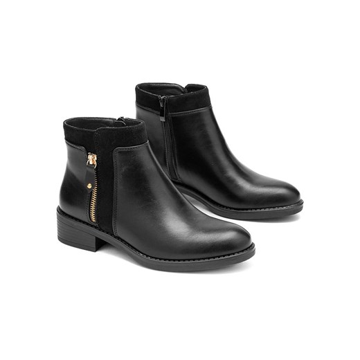 C'M Botki w kolorze czarnym C'm 37 okazyjna cena Limango Polska