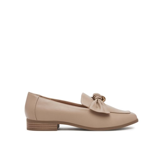 Loafersy Clara Barson WYL3674-7 Beżowy ze sklepu eobuwie.pl w kategorii Lordsy damskie - zdjęcie 186393485