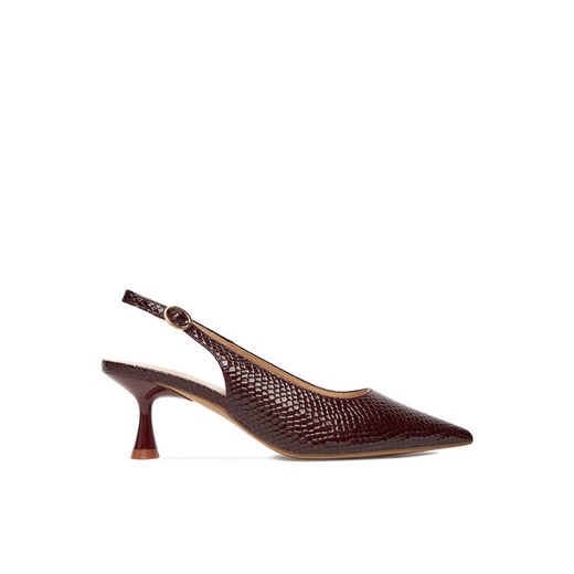 Czółenka JENNY CEO-CD24013-6 Bordowy ze sklepu eobuwie.pl w kategorii Czółenka - zdjęcie 186393488