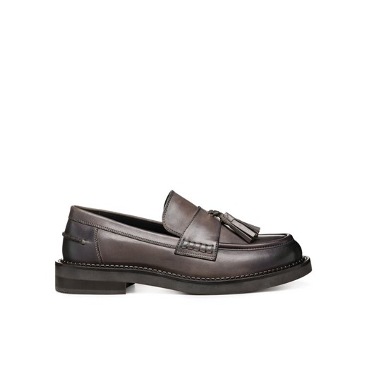 Loafersy Geox D Serilda D46WYH 00043 C6029 Brązowy ze sklepu eobuwie.pl w kategorii Mokasyny damskie - zdjęcie 186393507