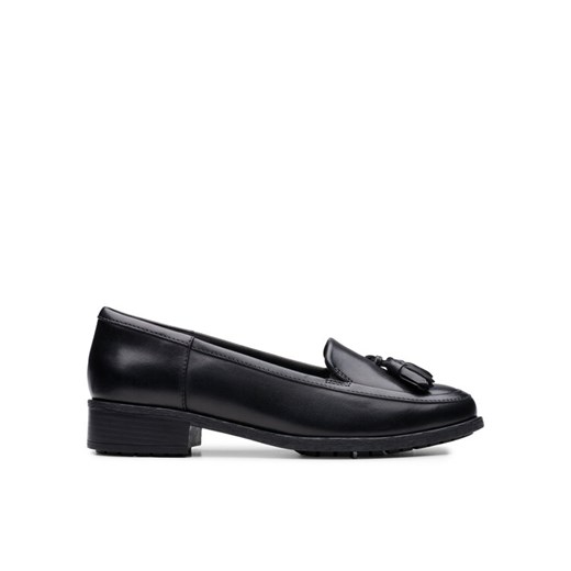 Loafersy Clarks Havisham Edge 26178703 Czarny ze sklepu eobuwie.pl w kategorii Lordsy damskie - zdjęcie 186393575