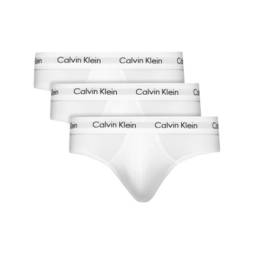 Calvin Klein Underwear Komplet 3 par slipów 0000U2661G Biały ze sklepu MODIVO w kategorii Kąpielówki - zdjęcie 186394208