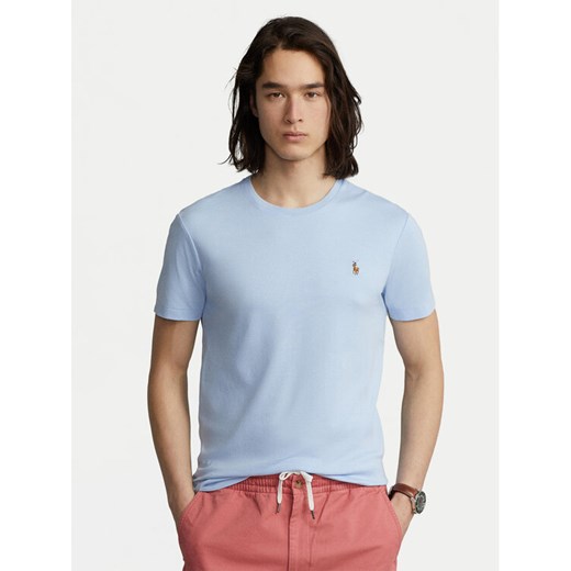 Polo Ralph Lauren T-Shirt Classics 710740727 Błękitny Slim Fit ze sklepu MODIVO w kategorii T-shirty męskie - zdjęcie 186394226