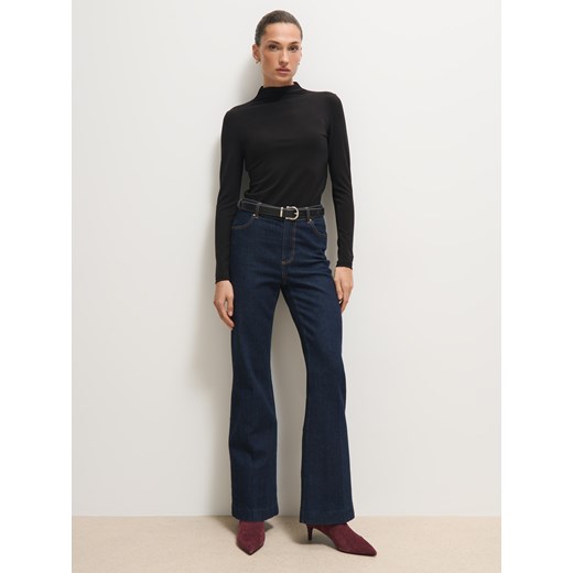 Mohito - Czarna bluzka z lyocellem - czarny Mohito S Mohito