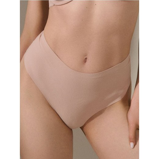 Sinsay - Bezszwowe figi z wysokim stanem 2 pack - wielobarwny ze sklepu Sinsay w kategorii Majtki damskie - zdjęcie 186398935