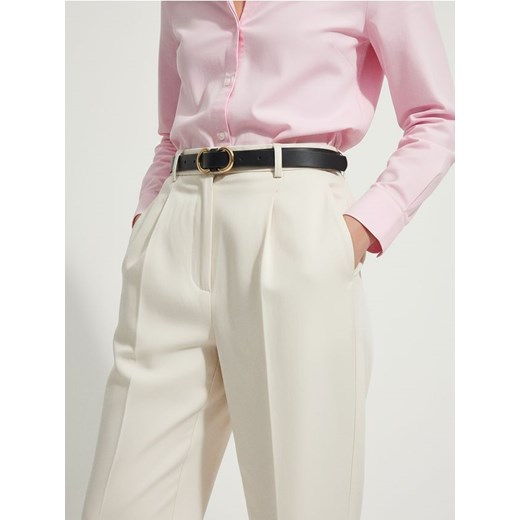 Sinsay - Pasek ze złotą klamrą - czarny ze sklepu Sinsay w kategorii Paski damskie - zdjęcie 186398989