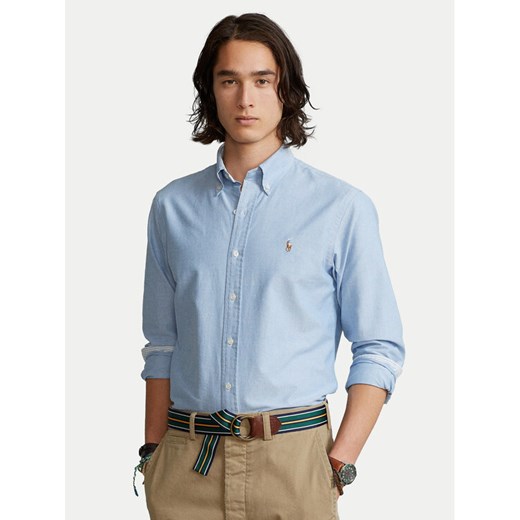 Polo Ralph Lauren Koszula Classics 710767444001 Niebieski Slim Fit ze sklepu MODIVO w kategorii Koszule męskie - zdjęcie 186399027