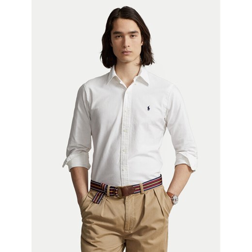Polo Ralph Lauren Koszula Bsr 710772290 Biały Custom Fit ze sklepu MODIVO w kategorii Koszule męskie - zdjęcie 186399036