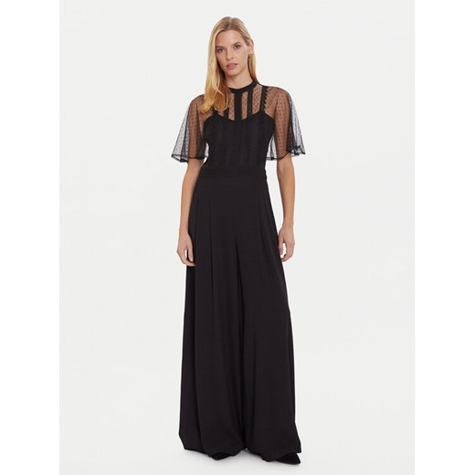 TWINSET Kombinezon 252TT2340 Czarny Wide Leg ze sklepu MODIVO w kategorii Kombinezony damskie - zdjęcie 186399038