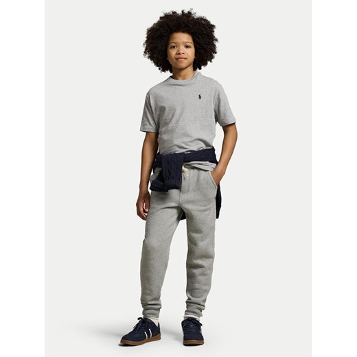 Polo Ralph Lauren Spodnie dresowe 323720897004 Szary Regular Fit ze sklepu MODIVO w kategorii Spodnie chłopięce - zdjęcie 186399039