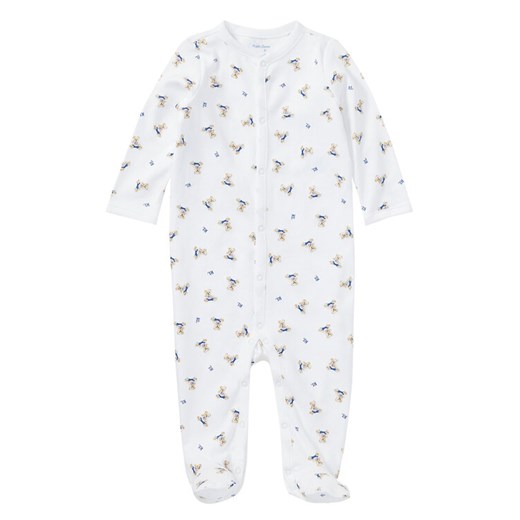 Polo Ralph Lauren Śpiochy 320682715001 Biały Regular Fit ze sklepu MODIVO w kategorii Pajacyki - zdjęcie 186399076
