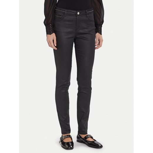 Morgan Jeansy 252-PALAO Czarny Slim Fit ze sklepu MODIVO w kategorii Jeansy damskie - zdjęcie 186399106
