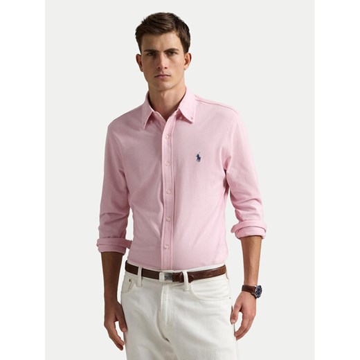 Polo Ralph Lauren Koszula Classics 710654408049 Różowy Regular Fit ze sklepu MODIVO w kategorii Koszule męskie - zdjęcie 186399117