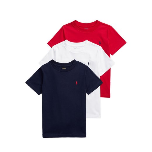 Polo Ralph Lauren Komplet 3 t-shirtów 322884456001 Kolorowy Regular Fit ze sklepu MODIVO w kategorii T-shirty chłopięce - zdjęcie 186399187