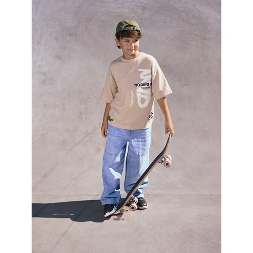 Reserved - Jeansy baggy - niebieski ze sklepu Reserved w kategorii Spodnie chłopięce - zdjęcie 186400225