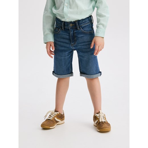 Reserved - Jeansowe szorty regular - niebieski Reserved 158 (12 lat) okazja Reserved