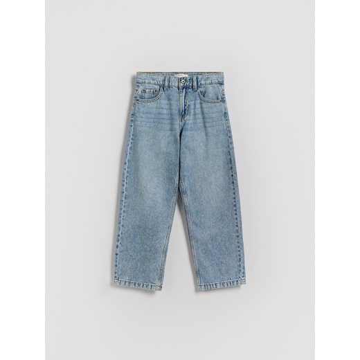 Reserved - Jeansy straight - niebieski ze sklepu Reserved w kategorii Spodnie chłopięce - zdjęcie 186400898