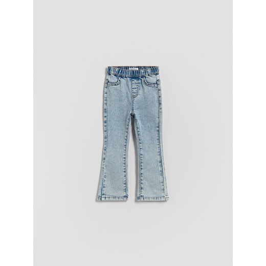 Reserved - Jegginsy flare - niebieski ze sklepu Reserved w kategorii Spodnie dziewczęce - zdjęcie 186401756
