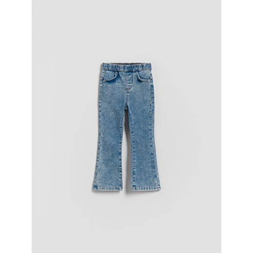 Reserved - Jegginsy flare - niebieski ze sklepu Reserved w kategorii Spodnie dziewczęce - zdjęcie 186401758