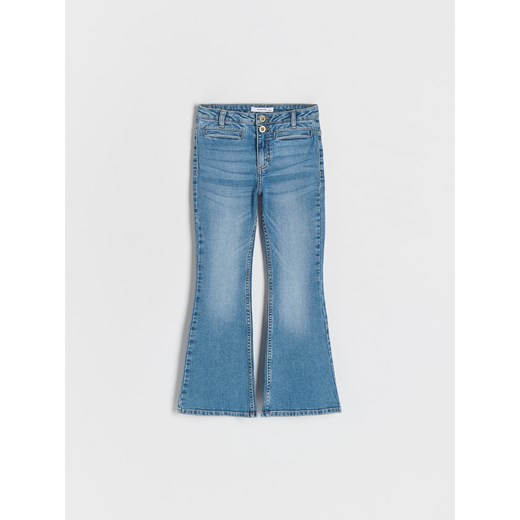Reserved - Jeansy bootcut fit - niebieski Reserved 116 (5-6 lat) okazja Reserved
