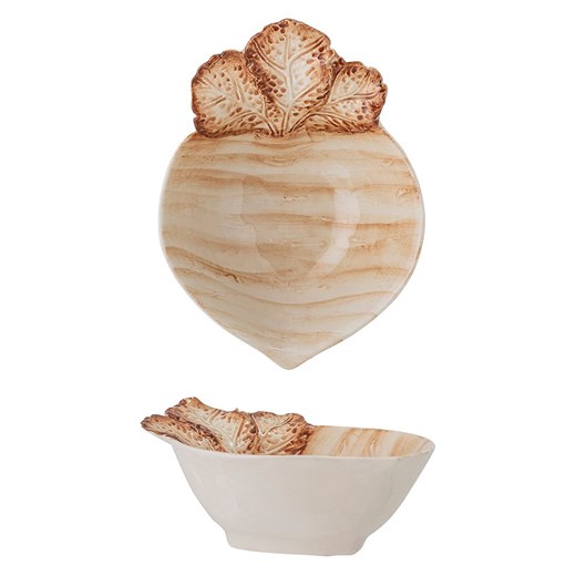 Bloomingville Miska &quot;Mimosa&quot; w kolorze brązowym do serwowania - Ø 16,5 cm ze sklepu Limango Polska w kategorii Naczynia - zdjęcie 186403479