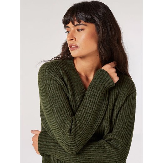 Apricot Sukienka w kolorze ciemnozielonym L wyprzedaż Limango Polska