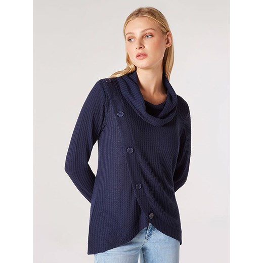 Apricot Koszulka w kolorze granatowym M Limango Polska okazja