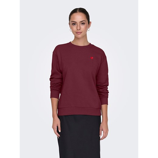 JDY Bluza w kolorze bordowym ze sklepu Limango Polska w kategorii Bluzy damskie - zdjęcie 186407919