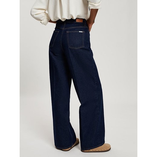 Cross Jeans Dżinsy - Flared fit - w kolorze granatowym Cross Jeans 26W/32L okazja Limango Polska