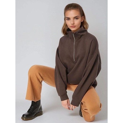Weekday Bluza w kolorze ciemnobrązowym Weekday S okazja Limango Polska