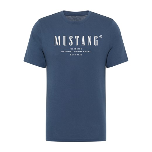Męski T-Shirt Mustang Style Alex Dark Denim 1017329 5242 ze sklepu YouNeedit.pl w kategorii T-shirty męskie - zdjęcie 186408458